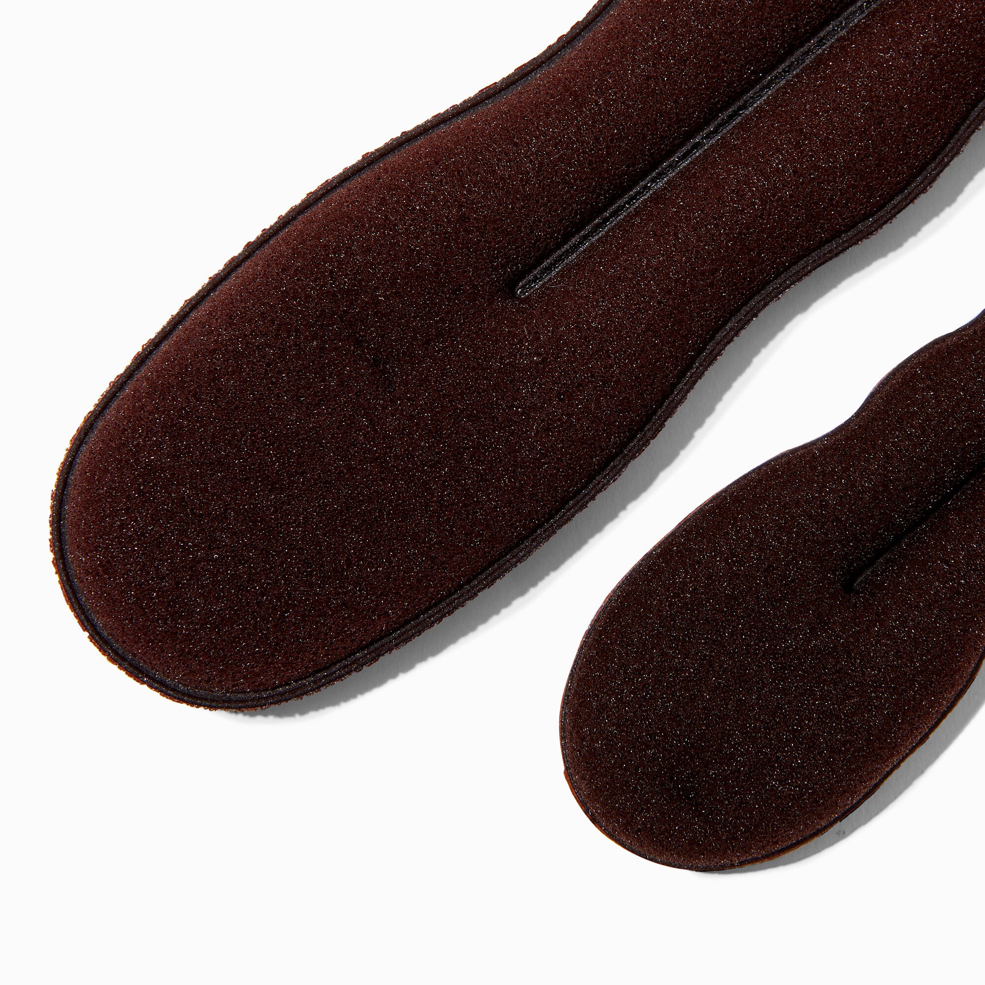 Rouleaux à cheveux chignon brun - Lot de 2,