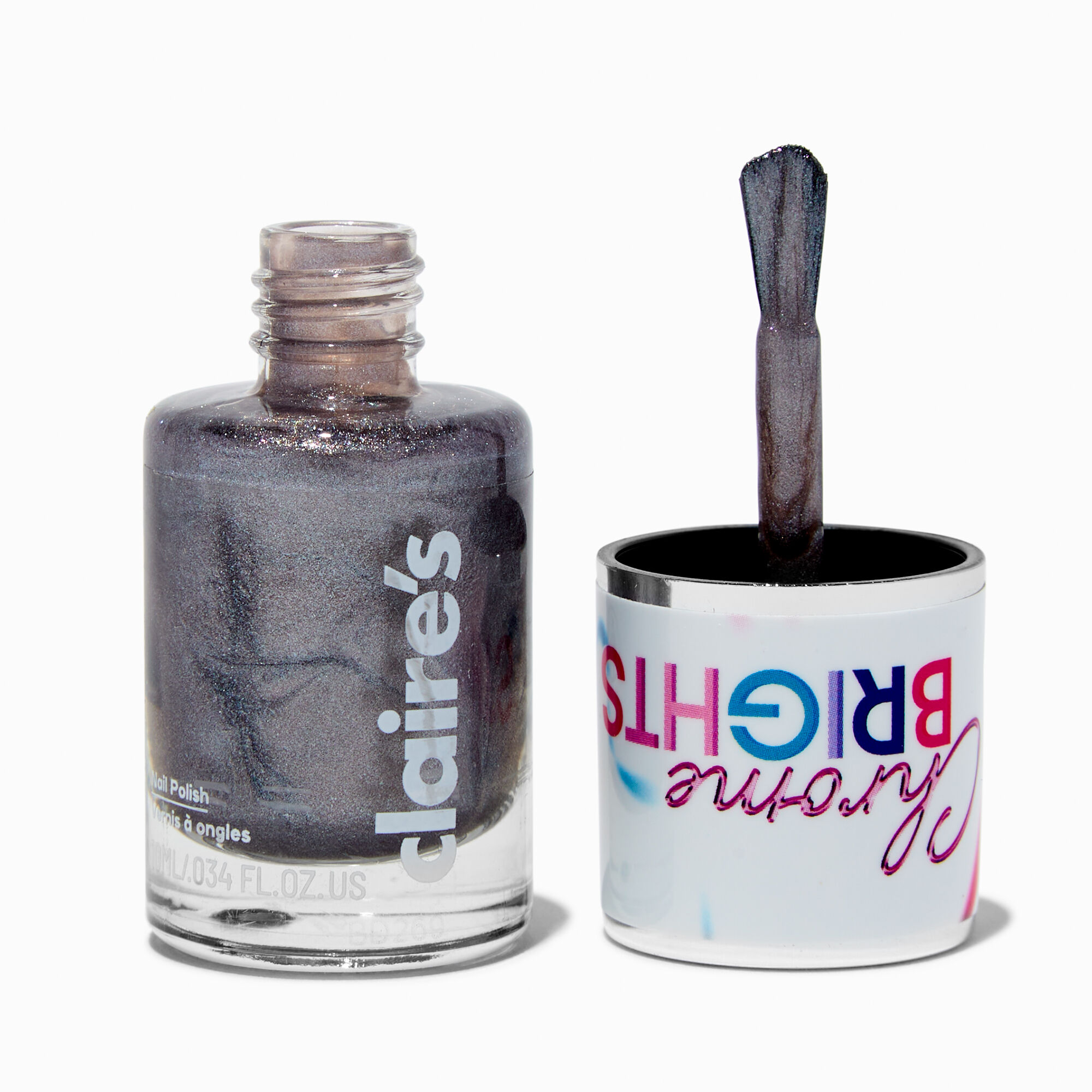 Chrome Brights Single Nail Varnish - Silver,