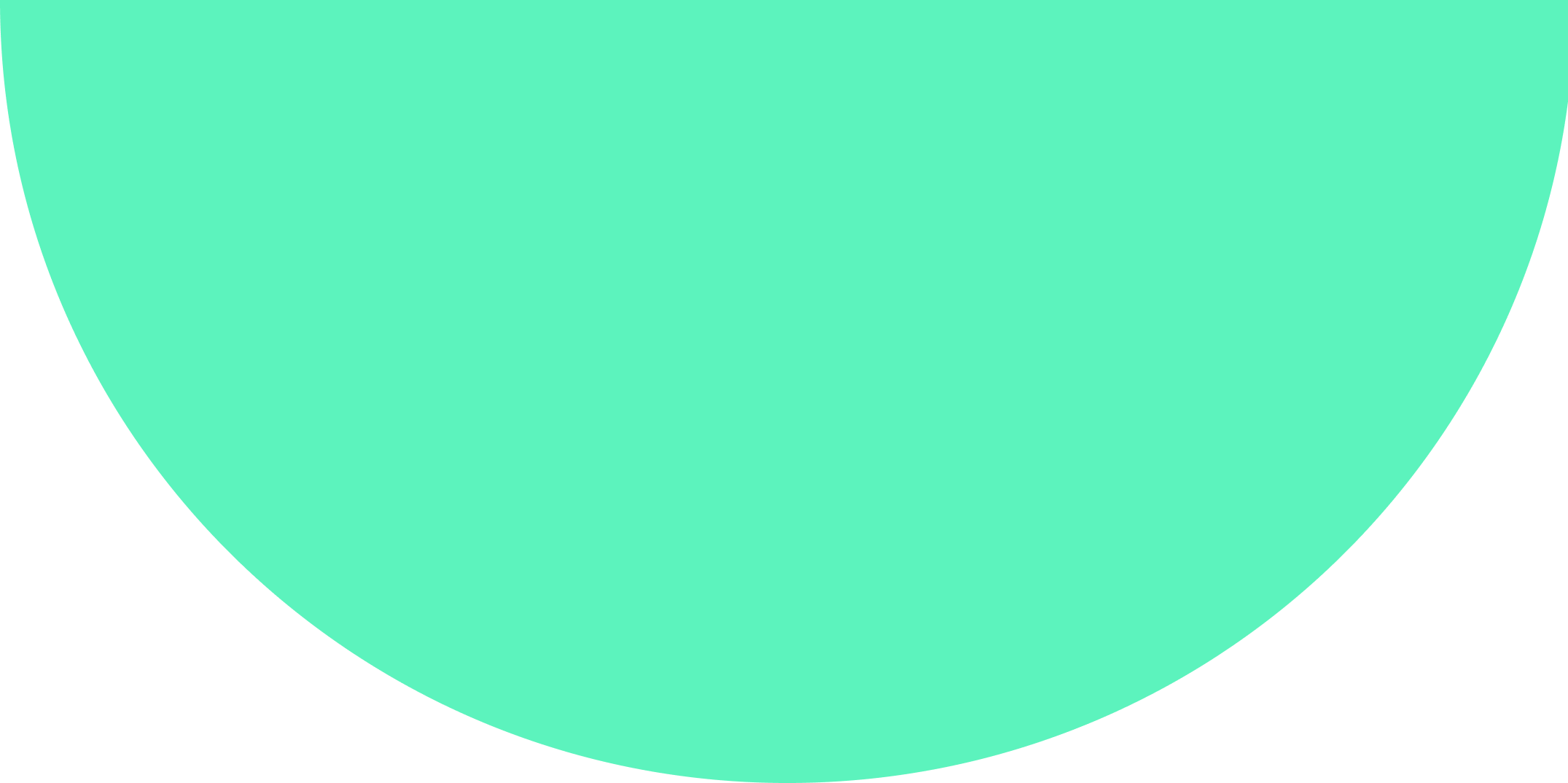 Green Half Circle